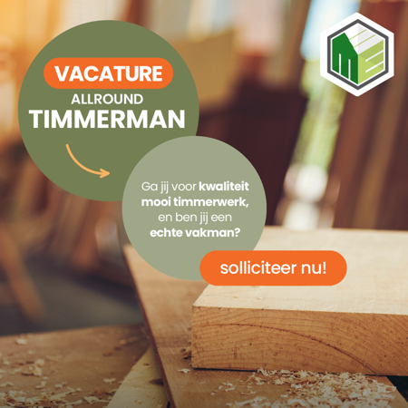 Vacature Allround Timmerman